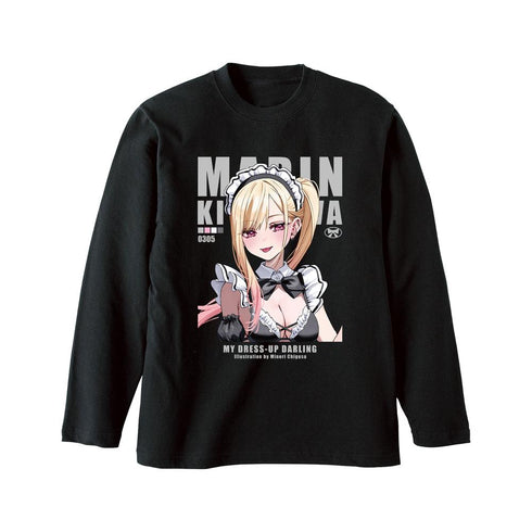 『その着せ替え人形は恋をする』千種みのりイラスト 喜多川 海夢 水着メイドver. ロングTシャツユニセックス